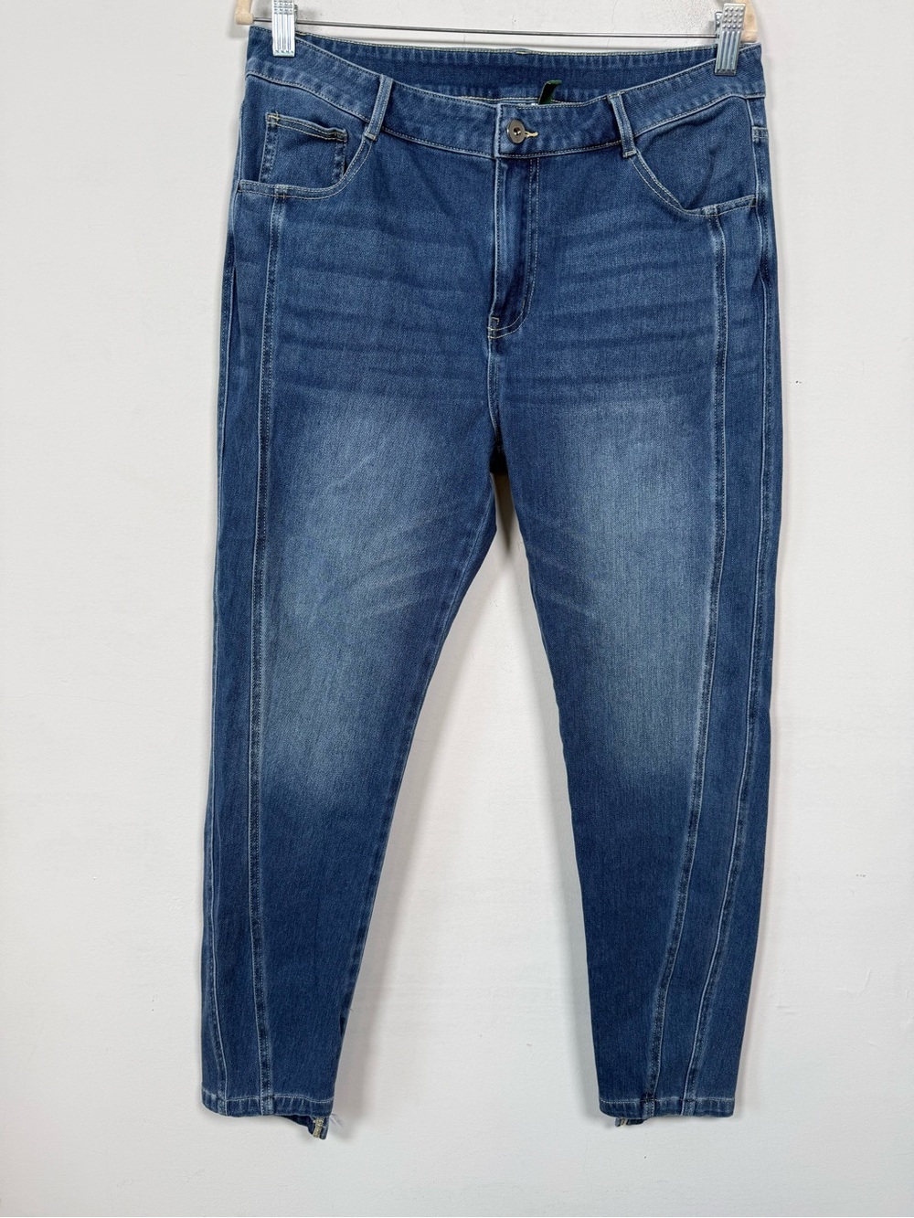 Halara Flex Mid Rise Front Seam Casual Skinny Stretch Jeans Size L